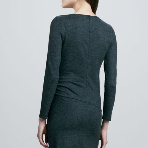 $315, THEORY, "Jinsel" Gray Dress - 6 - Picture 2 of 8